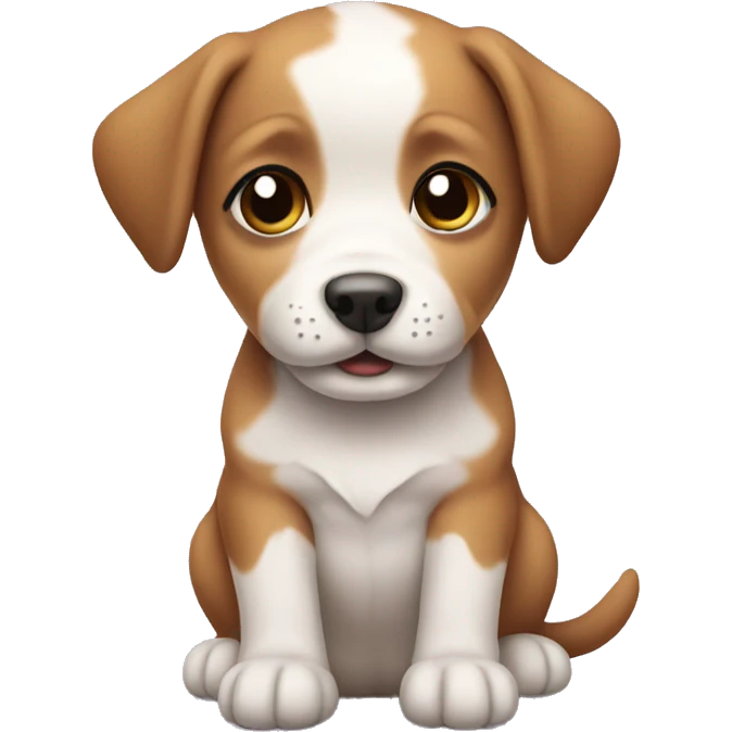 Cute puppy emoji