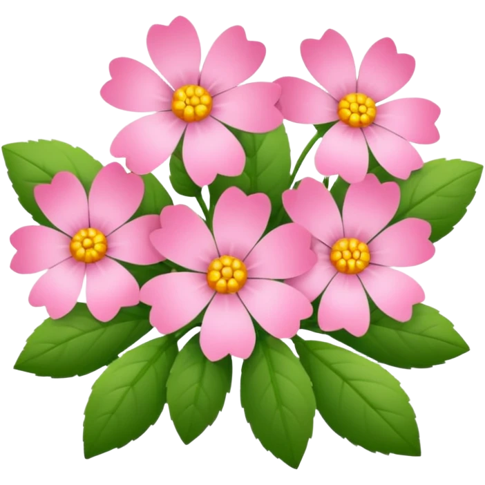 Lots of pink flowers  emoji