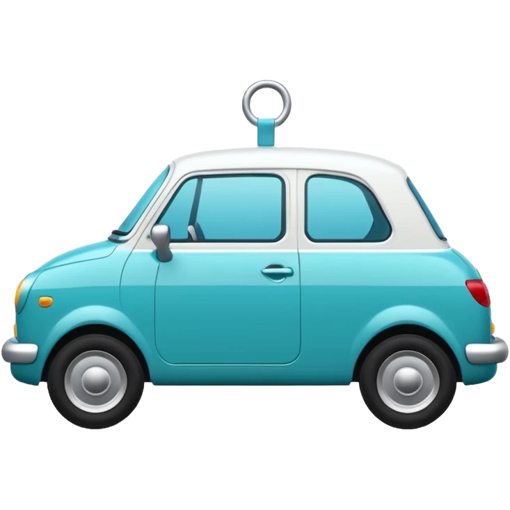 Crée un emoji inspiré du badge de vérification des réseaux sociaux : rond bleu turquoise avec coche blanche au centre, design minimaliste. emoji