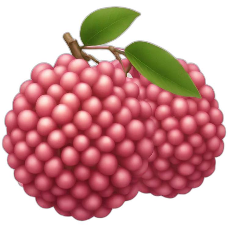 Lychee emoji