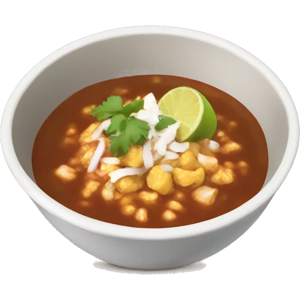 A bowl of pozole emoji