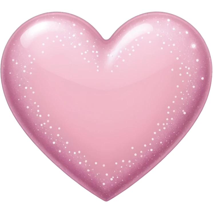 light pink heart with sparkles emoji