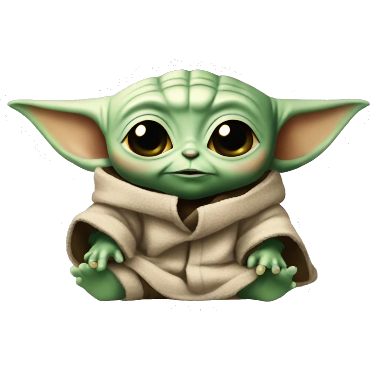 Baby Yoda have woken up  emoji