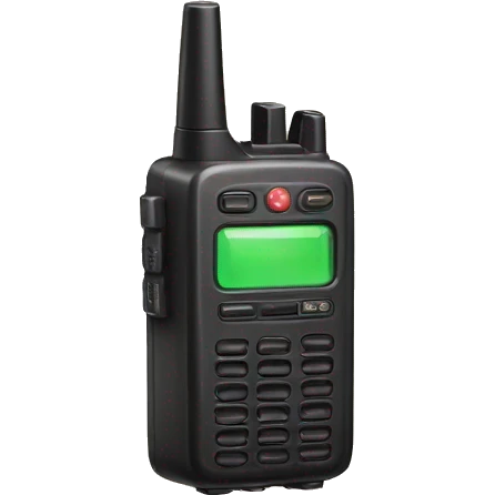 80's Walkie talkie emoji