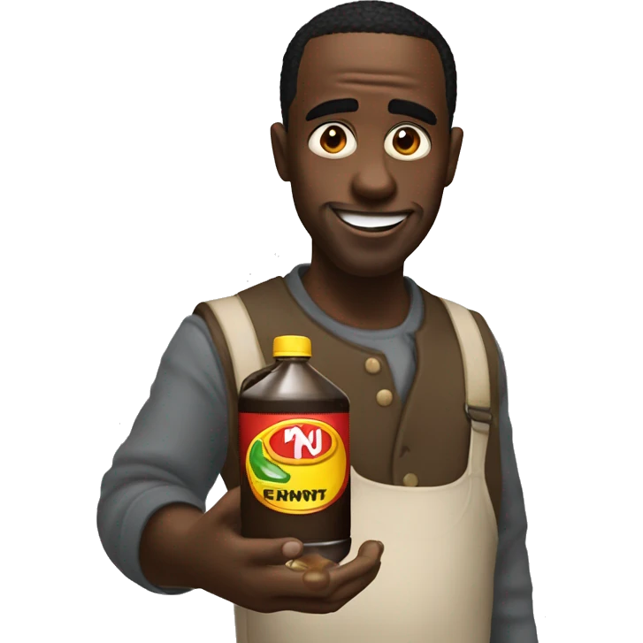 Diddy holding oil  emoji