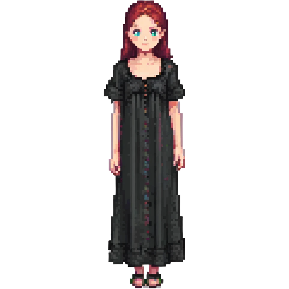 black nightgown emoji