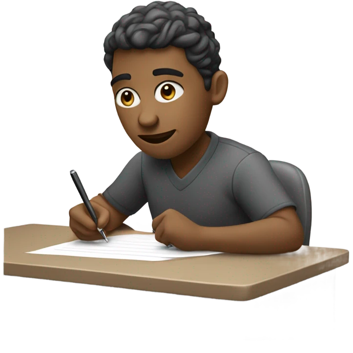 writing down a note emoji