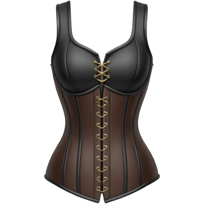 leather armor corset simple top emoji