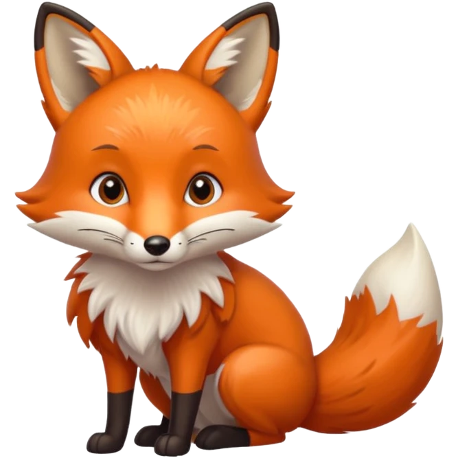 Pretty fox emoji
