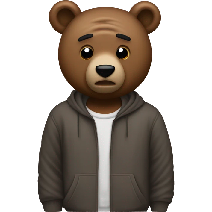 kanye dropout bear emoji