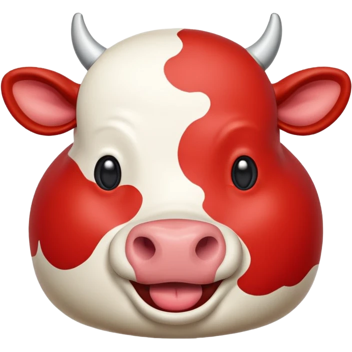 Laughing cow emoji