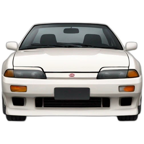 Nissan Silvia S13 front view emoji