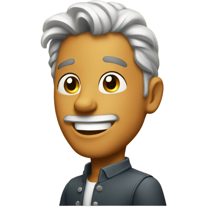 satisfied man emoji
