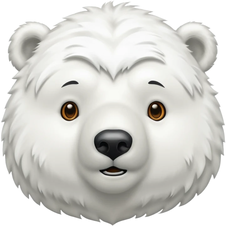 Polar bear emoji
