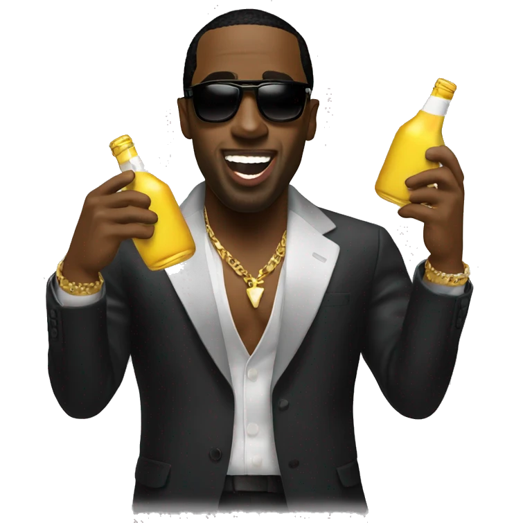 P diddy partying emoji