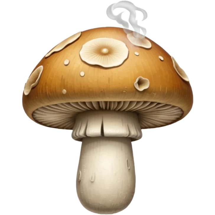 champignon qui fume emoji