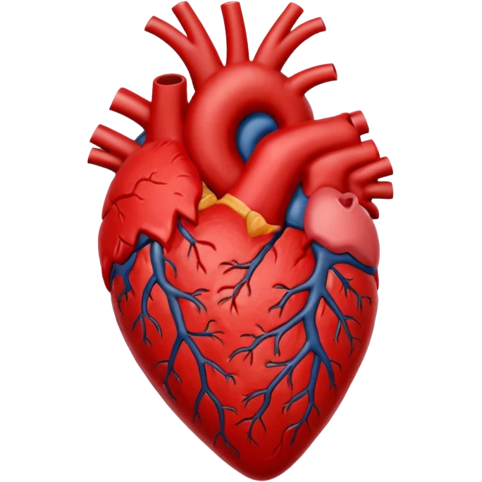 coracao anatomico inchado emoji