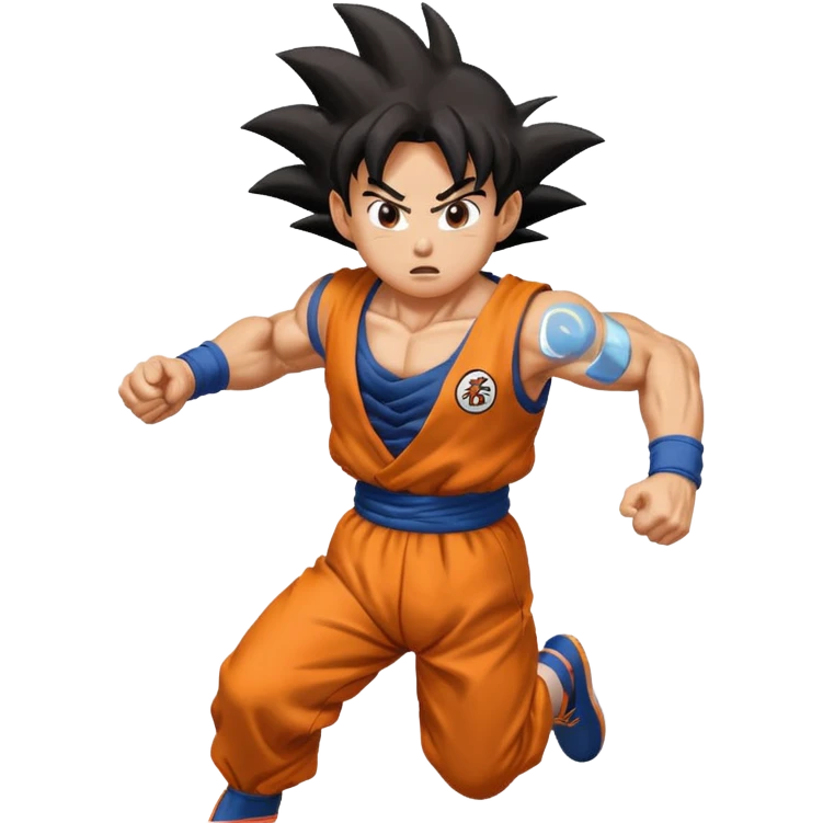 Goku run away  emoji