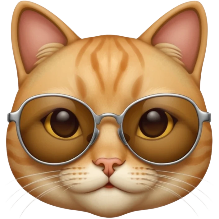 Cat wearing sunglasses emoji