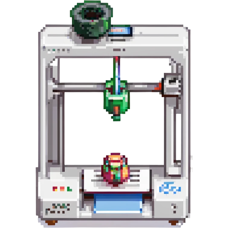 3d printer, simple icon emoji