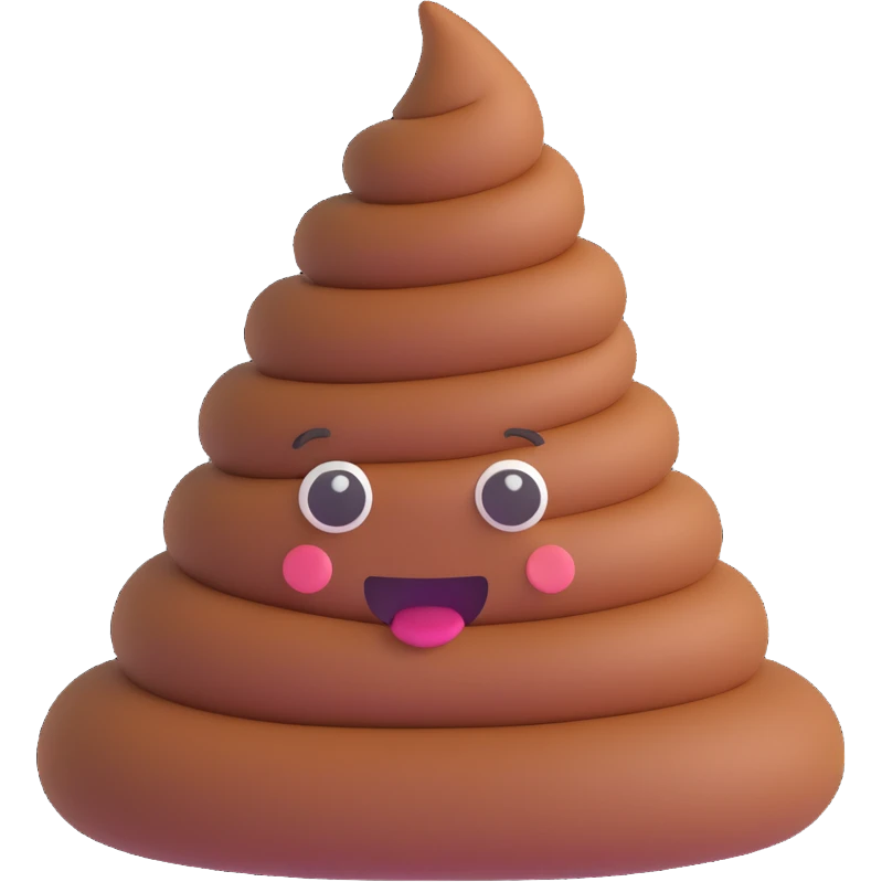 poop 3D style emoji