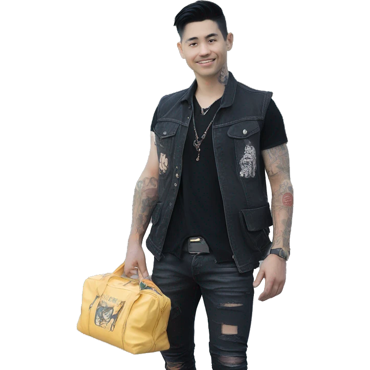 casual day out with smile emoji