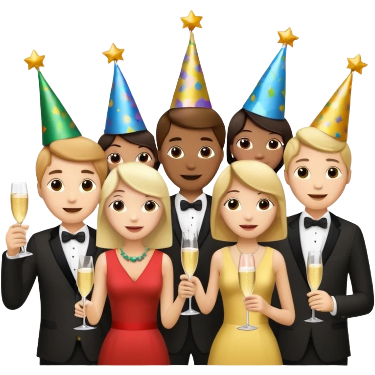 holiday New year vibe emoji