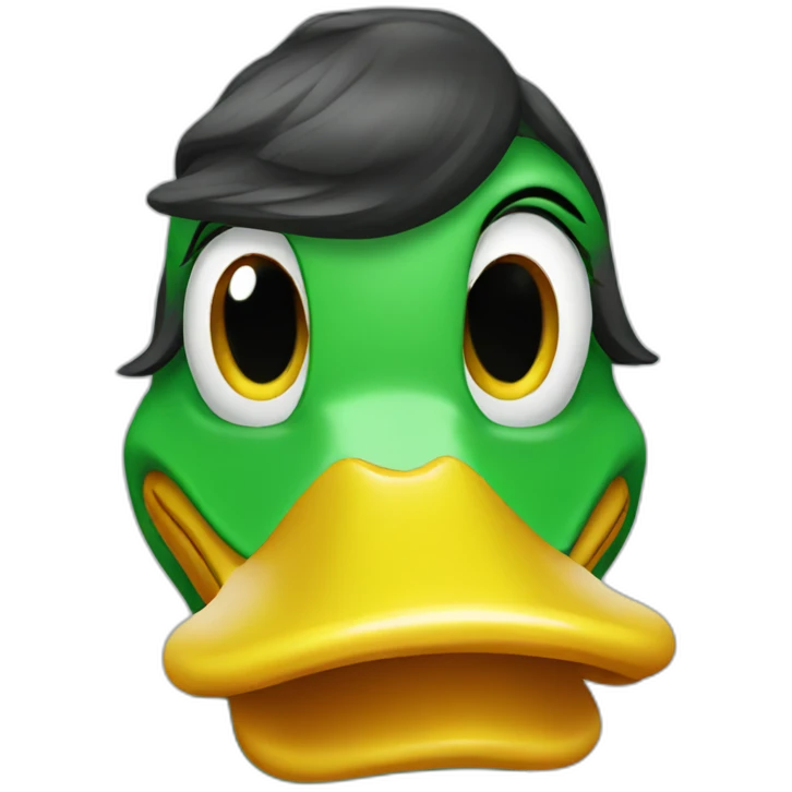 green duck emoji