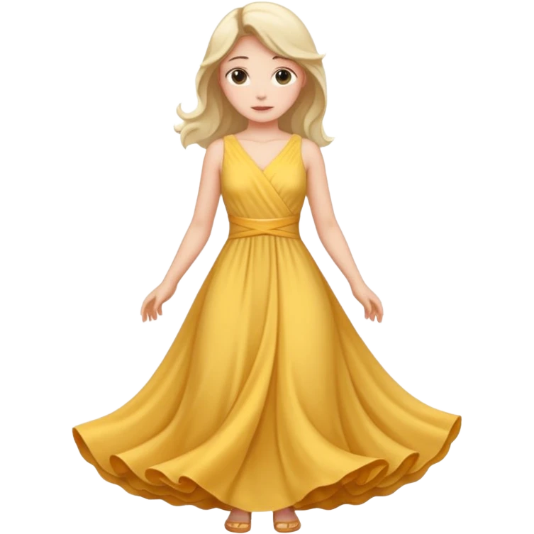 Real star ⭐️ face with a dress emoji