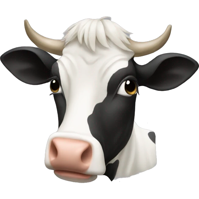 Bitcion with cow emoji