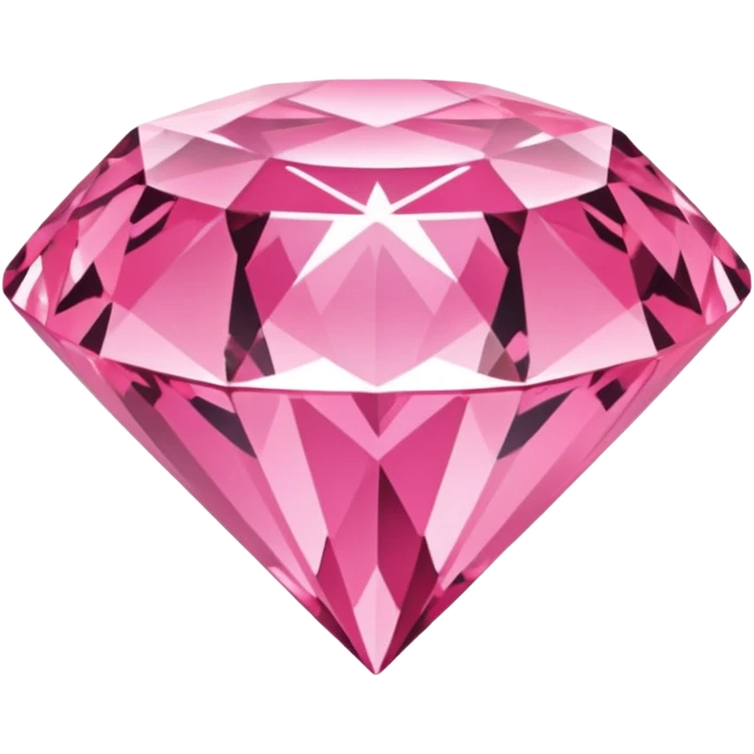 Pink diamond emoji emoji