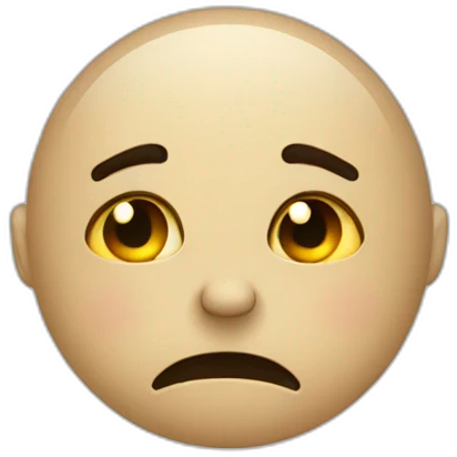Sad on the inside emoji