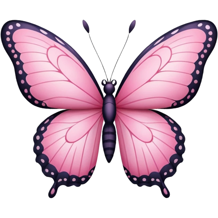 Butterfly pink emoji