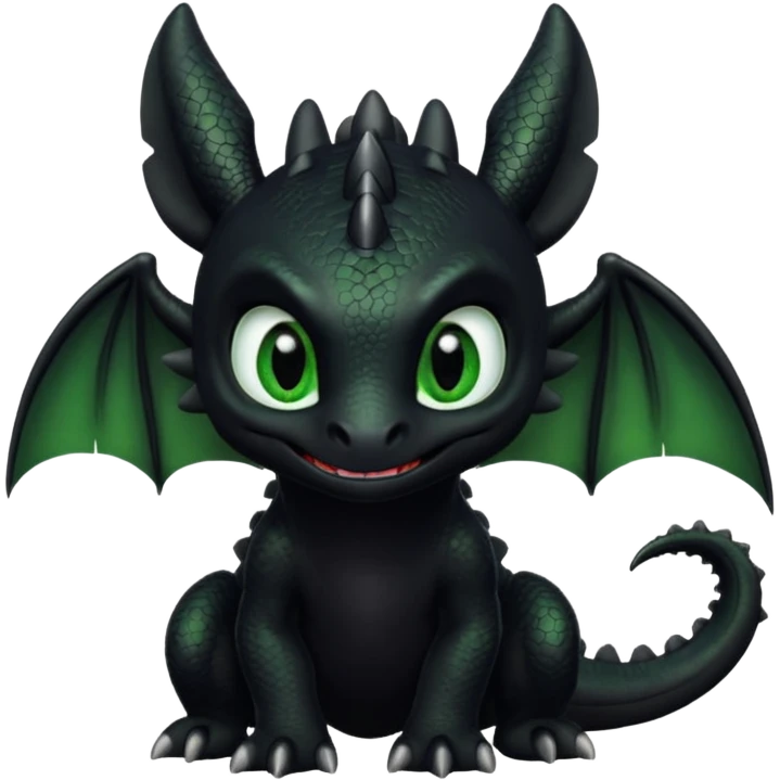 Toothless fro. How tk train your dragon emoji