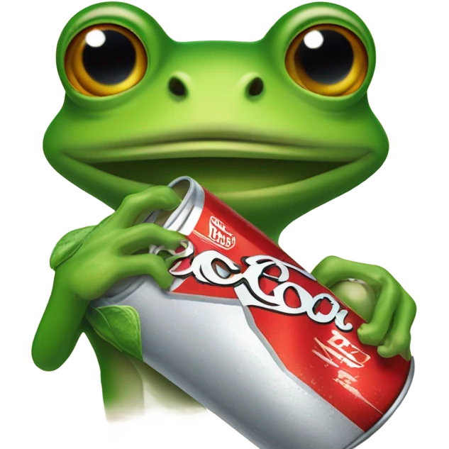 Frog w coors light beer emoji