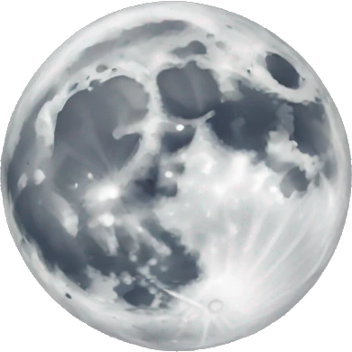 Full moon emoji