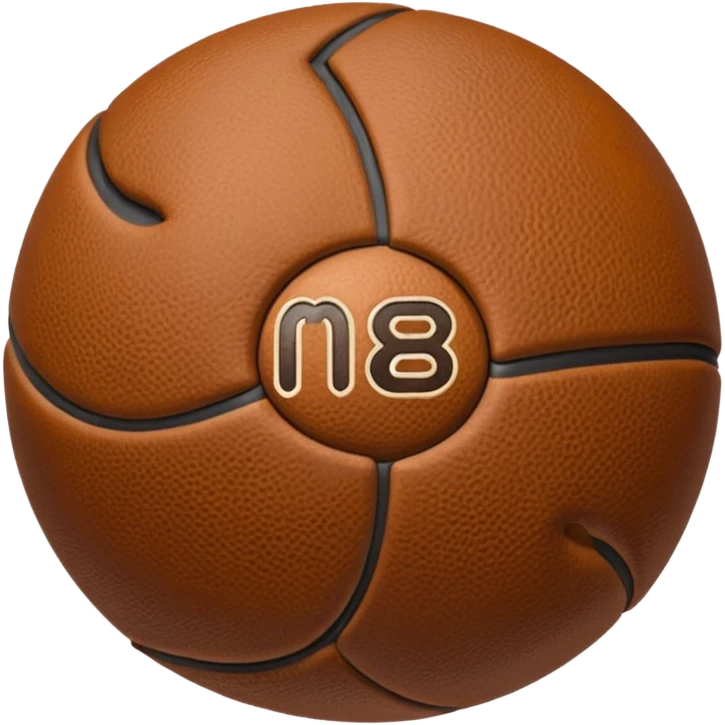 Pull-ball with MB written in the circle in on it emoji