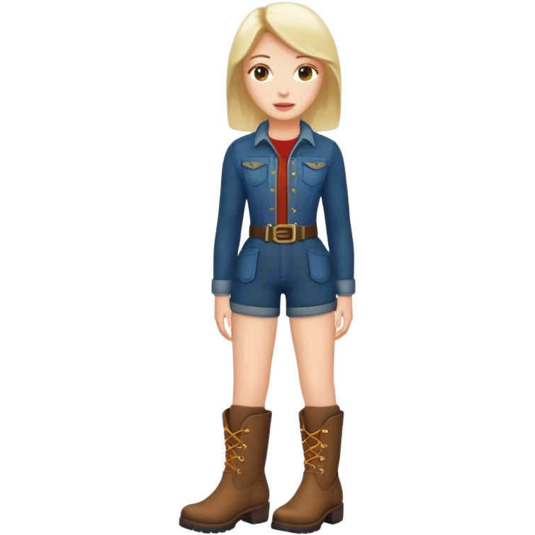 Kim wearing boots emoji