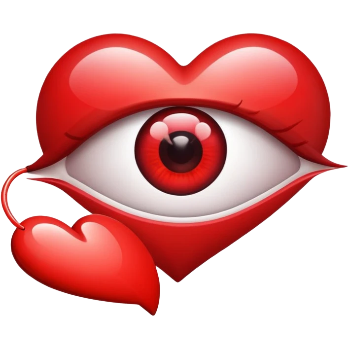 Eye heart u emoji