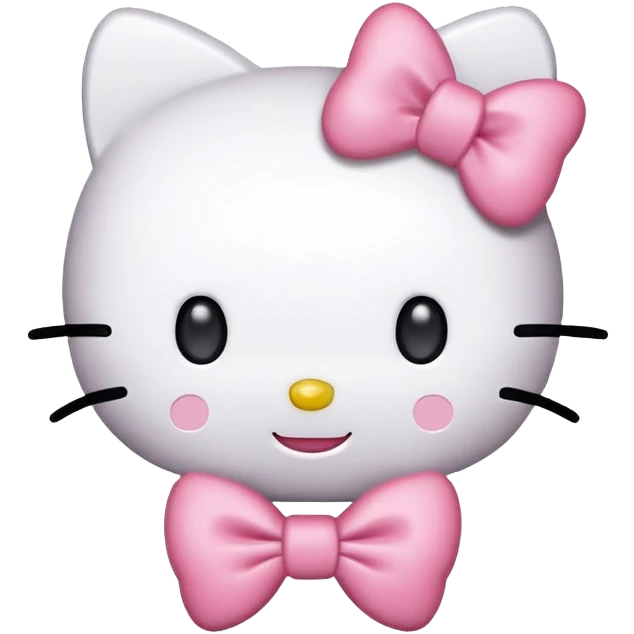 hello kitty happy emoji
