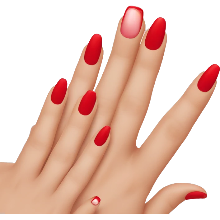 red nails emoji