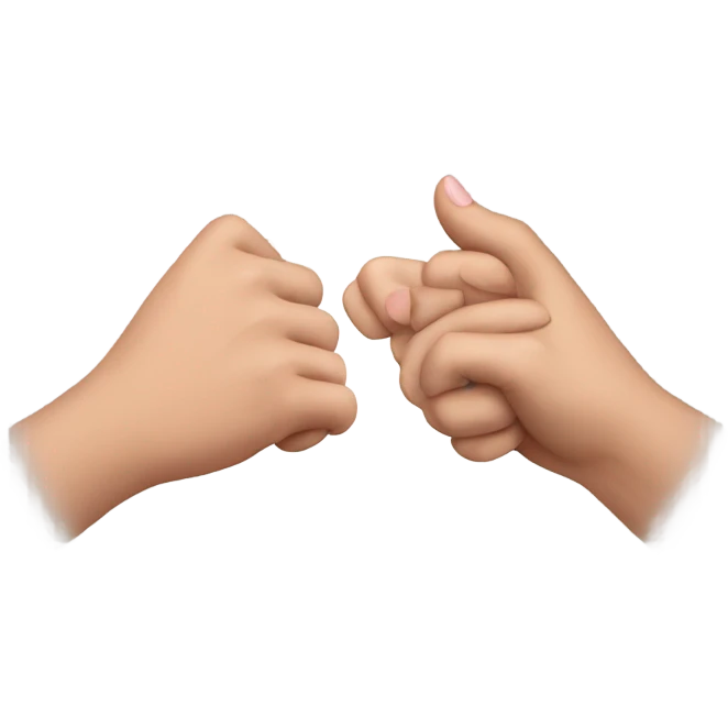 pinky promise emoji