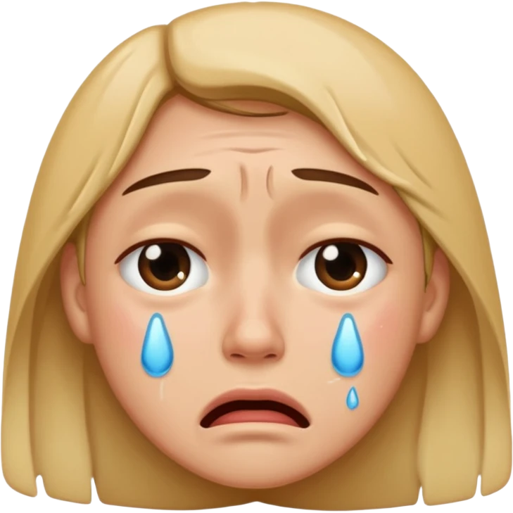 Cry cry emoji