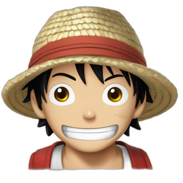 Luffy from one piece emoji