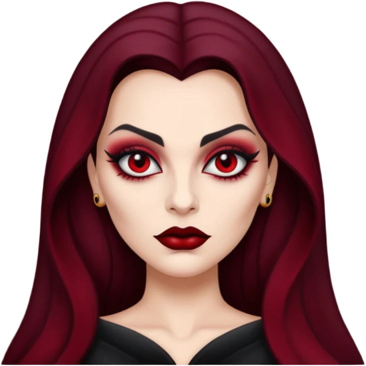 vampira pele morena olho vermelho  emoji