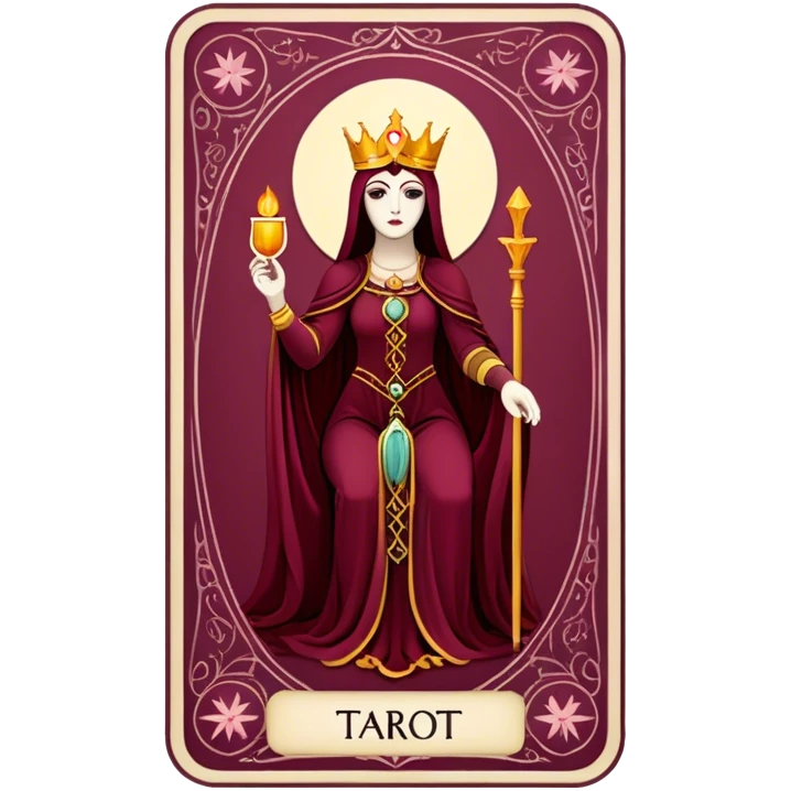  tarot Burgundy emoji