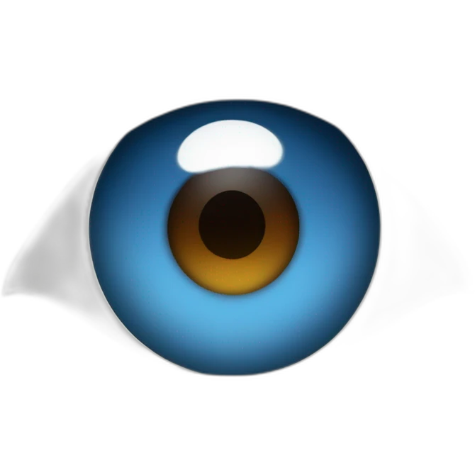 Blue eye Jewish nose brown curly hair roundish face emoji