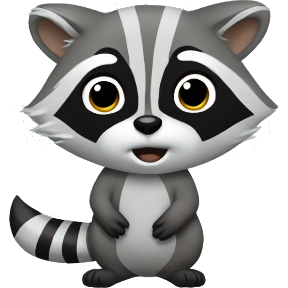 Rambley raccoon  emoji