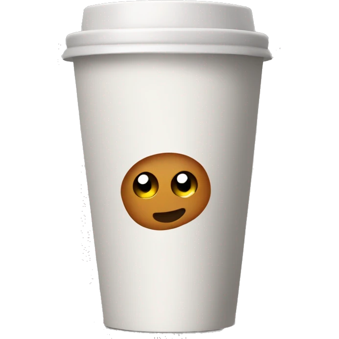 Disposable coffee cup emoji