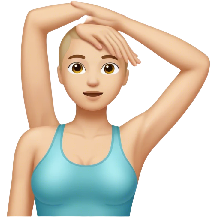 applying deodorant armpit emoji